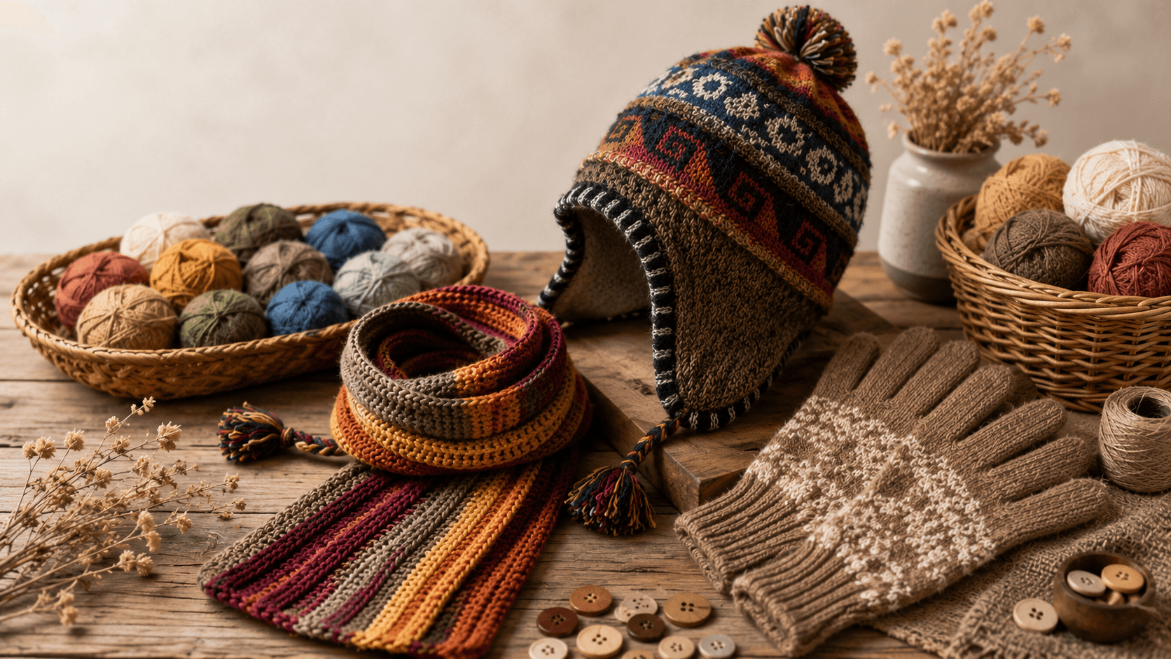 Handcrafted Woolen Accessories