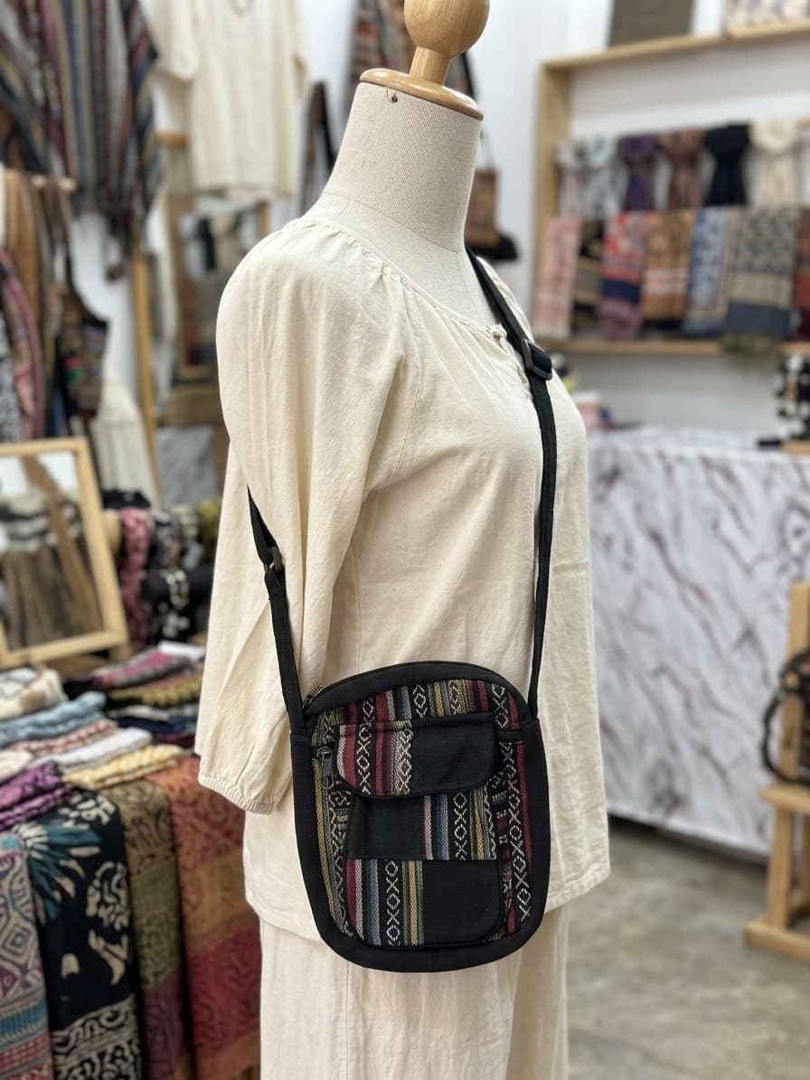 Shoulder Bag - Handmade Felt Product from Nepal